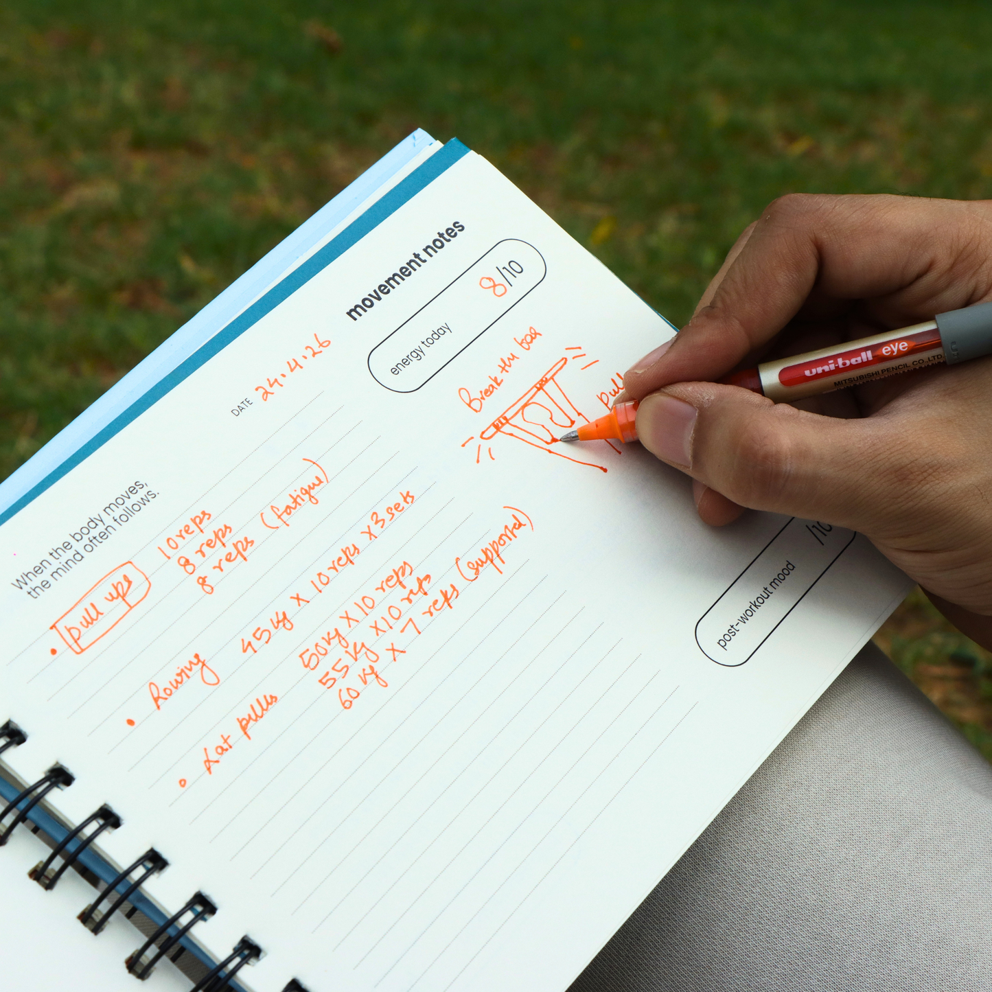 The Movement Journal | Get consistent with workouts
